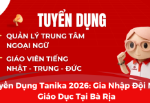 Tuyển Dụng Tanika 2026: Gia Nhập Đội Ngũ Giáo Dục Tại Bà Rịa