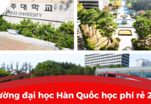 Trường đại học Hàn Quốc học phí rẻ 2026